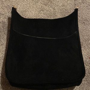 Ad.horned vegan suede messenger